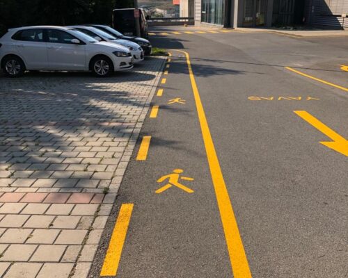 fabrika yol Çizgileri - Fabrika Yuruyus Yolu fabrika yol cizgileri 2 500x400 - Galeri