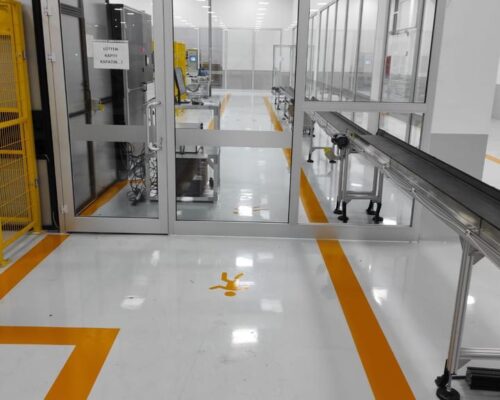 fabrika yol Çizgileri - Fabrika Ic Sahalarinda Is Guvenligi fabrika guvenlik cizgileri erb fabrika yol cizgileri 2 500x400 - Galeri