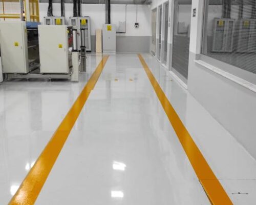 fabrika yol Çizgileri - Fabrika Ic Sahalarinda Is Guvenligi fabrika guvenlik cizgileri erb fabrika yol cizgileri 6 500x400 - Galeri