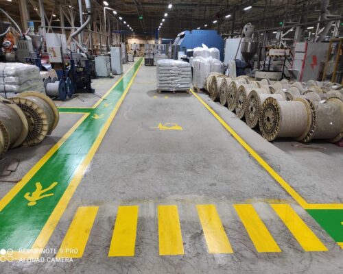 fabrika yol Çizgileri - Fabrika Zemin Cizgi Uygulamasi fabrika zemin uygulama fabrika cizgisi fabrika yol cizgi trafik yol cizgi erbfabrikayolcizgi 6 500x400 - Galeri