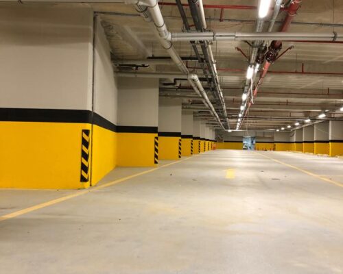 fabrika yol Çizgileri - Otopark Duvar Kolon Uygulamalari erbfabrikacizgisi kapali otoparak cizgisi 1 500x400 - Galeri