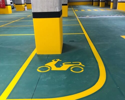 fabrika yol Çizgileri - Otopark Duvar Kolon Uygulamalari erbfabrikacizgisi kapali otoparak cizgisi 10 500x400 - Galeri
