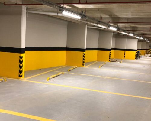 fabrika yol Çizgileri - Otopark Duvar Kolon Uygulamalari erbfabrikacizgisi kapali otoparak cizgisi 13 500x400 - Galeri