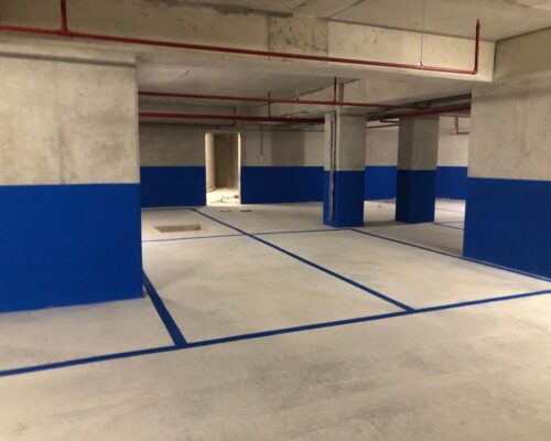 fabrika yol Çizgileri - Otopark Duvar Kolon Uygulamalari erbfabrikacizgisi kapali otoparak cizgisi 2 500x400 - Galeri