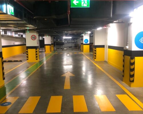 fabrika yol Çizgileri - Otopark Duvar Kolon Uygulamalari erbfabrikacizgisi kapali otoparak cizgisi 8 500x400 - Galeri