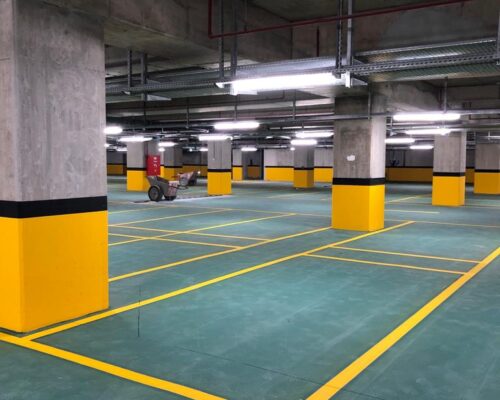 fabrika yol Çizgileri - Otopark Duvar Kolon Uygulamalari erbfabrikacizgisi kapali otoparak cizgisi 9 500x400 - Galeri