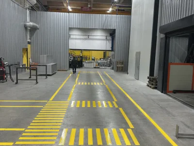 Fabrika Zemin Yol Çizgi Boyama Hizmeti
