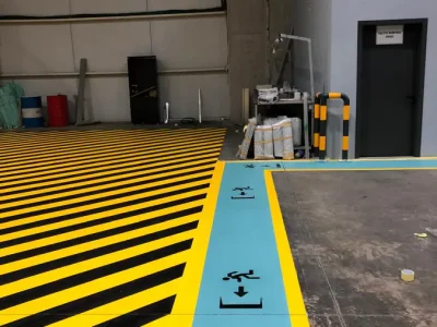 Fabrika içi yürüyüş yolları