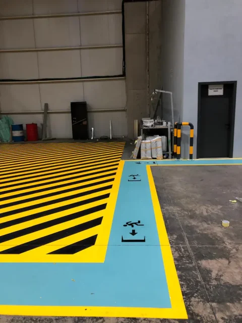 Fabrika içi yürüyüş yolları