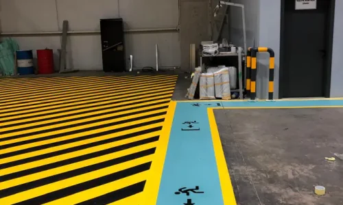 Fabrika içi yürüyüş yolları
