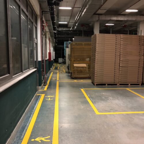 Fabrika İçi Yürüyüş Yolları Yapan Firmalar ERB Trafik Uygulaması