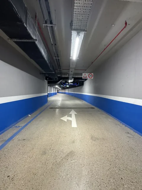 Kapalı Otopark Kolon Duvar ve Kuşak Boyama Uygulaması ERB Trafik 2026