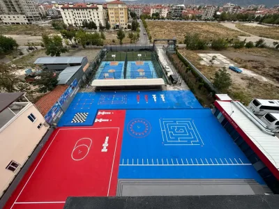 Okul Oyun Alanları ve Parkur Çizgileri Uygulaması ERB Trafik 2026