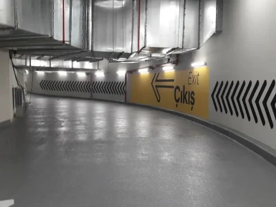 Otopark araç yönlendirme işaretleri profesyonel çözümler ERB Trafik 2026 zemin oku ve trafik yönlendirme çalışması