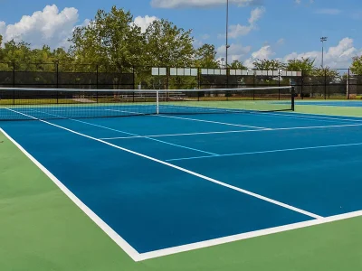 Tenis kortu boyama ve akrilik zemin kaplama ERB Trafik 2026 profesyonel spor sahası uygulaması